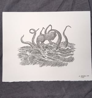 Image of From The Depths- Letterpress Print