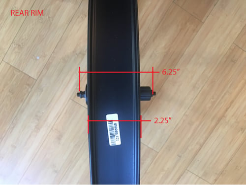 Image of Motorized bicycle Imperial fat tire rolling chassis