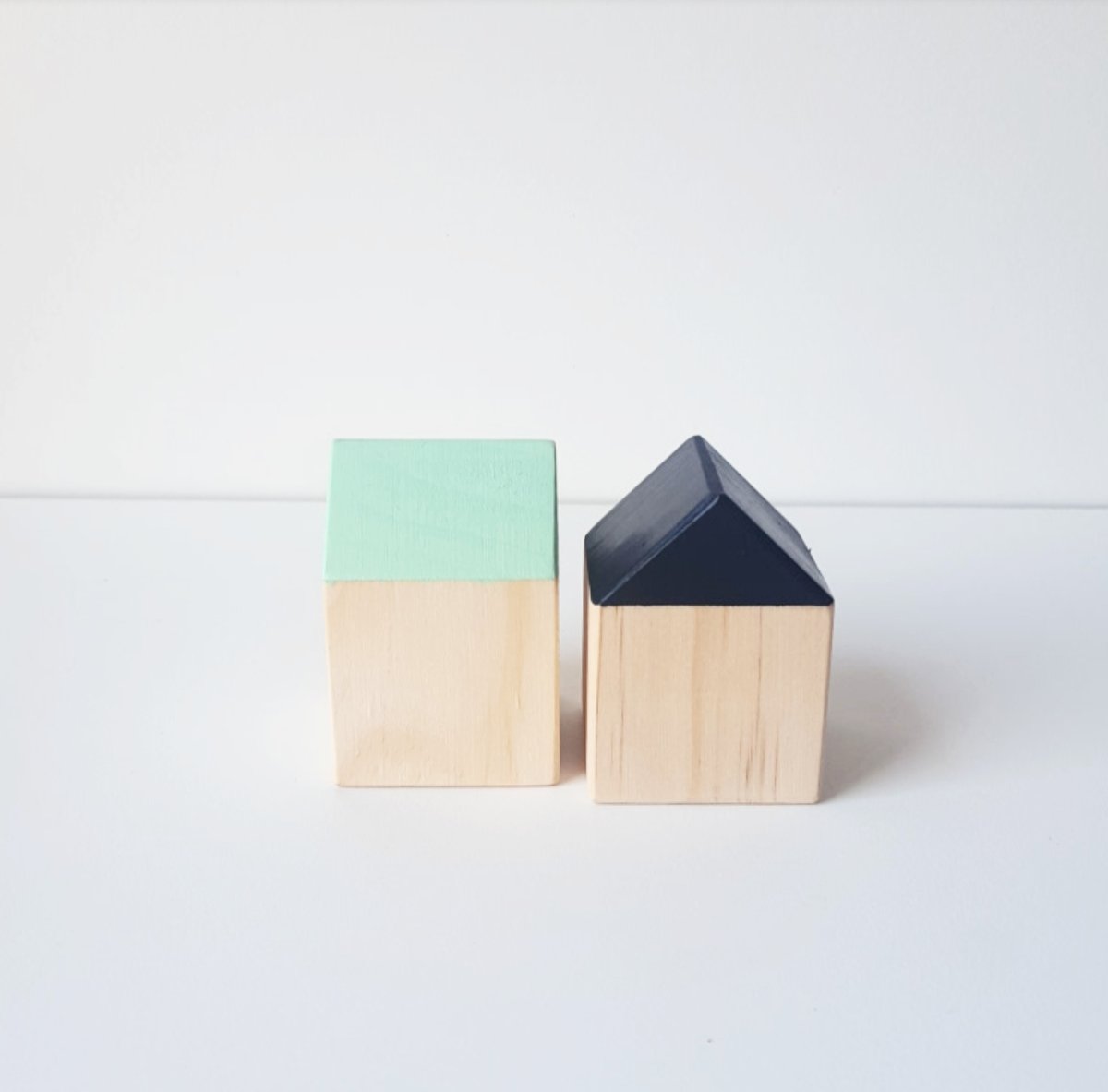 Image of Wooden Houses (Set of 2)