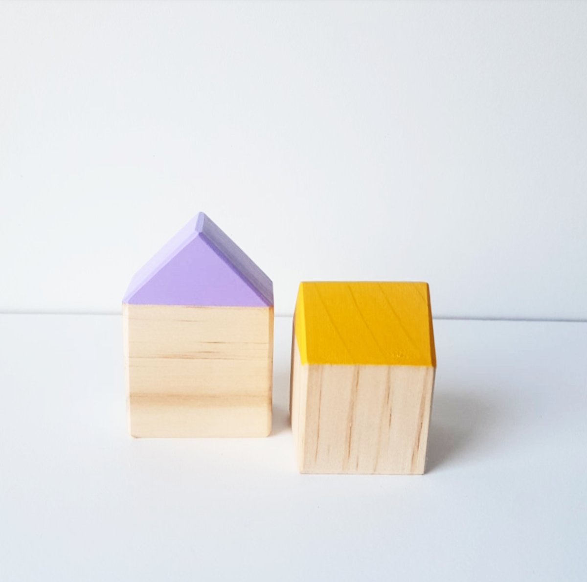 Image of Wooden Houses (Set of 2)