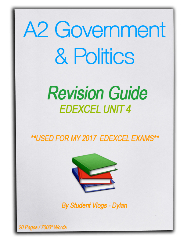 Image of A2 Unit 4 (EU Political Issues) & A2 Unit 3 (UK Political Issues) Government&Politics Revision Guide