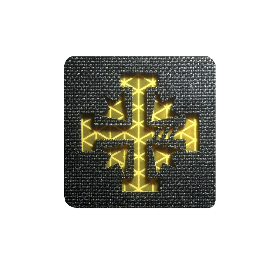 Image of BETHLEH3M - HIRO GOLD CRUSAD3R Cordura Patch