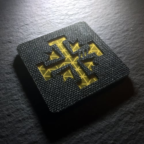 Image of BETHLEH3M - HIRO GOLD CRUSAD3R Cordura Patch