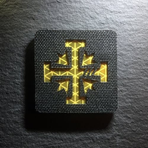 Image of BETHLEH3M - HIRO GOLD CRUSAD3R Cordura Patch