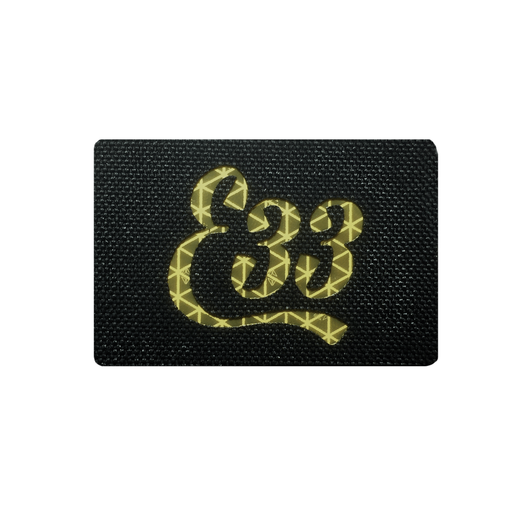 Image of E33 Gold Classic Cordura HIRO Flag Patch