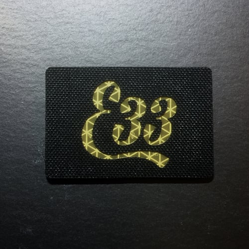 Image of E33 Gold Classic Cordura HIRO Flag Patch