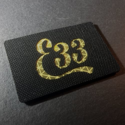 Image of E33 Gold Classic Cordura HIRO Flag Patch