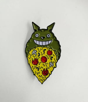 Totoroni Pizza 1.5" Enamel Pin