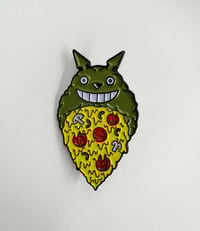 Image 1 of Totoroni Pizza 1.5" Enamel Pin
