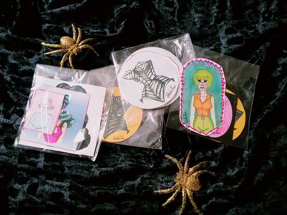 Image of Pack with 4 stickers