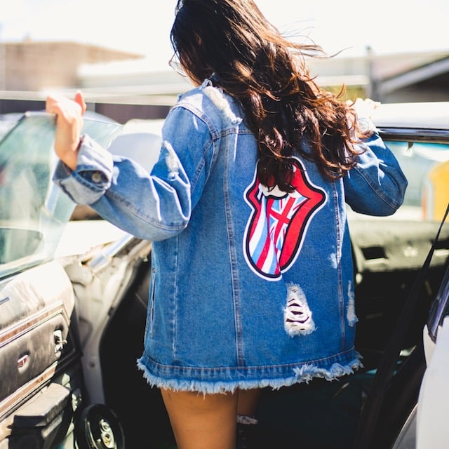 STONE LOVE DENIM JACKET / Aloha Made Me 