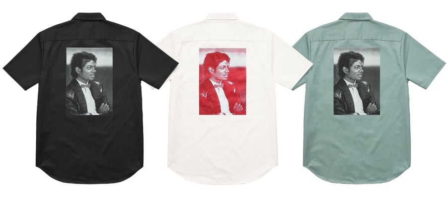 Image of Supreme Michael Jackson Work Shirt