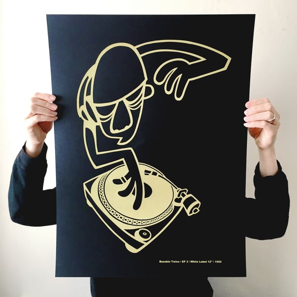 Image of 'EP 3' BLACK GOLD SCREEN PRINT