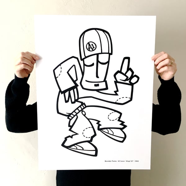 Image of 'A 1 LOVE' SCREEN PRINT