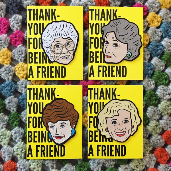 Image of The Golden Girls Woven Patch Pack!