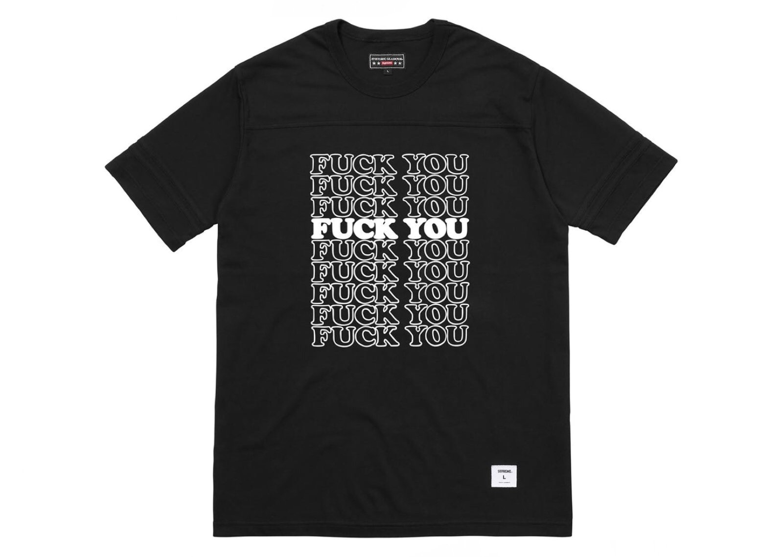 Supreme X Hysteric Glamour Fuck You Tee | HYPE BRANDO