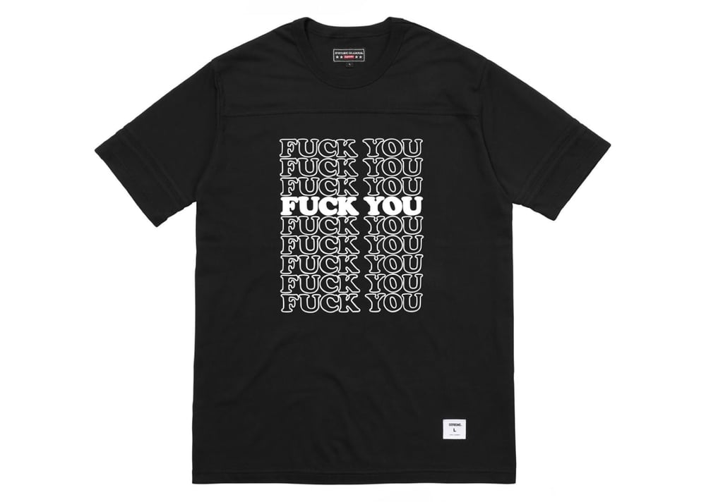 Image of Supreme X Hysteric Glamour Fuck You Tee