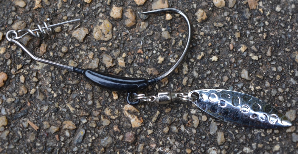 Image of Spring spin weedless hooks 4/0 (3 pack)