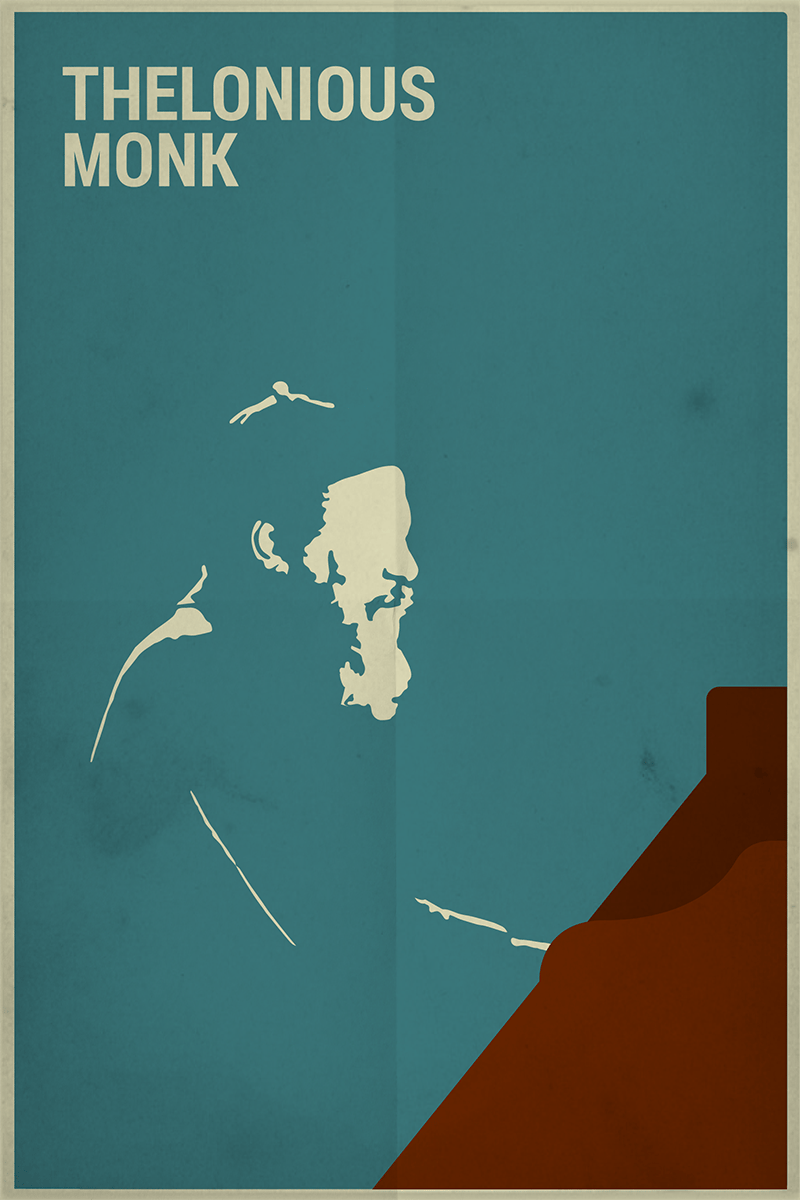 Thelonious Monk poster 24 x 36