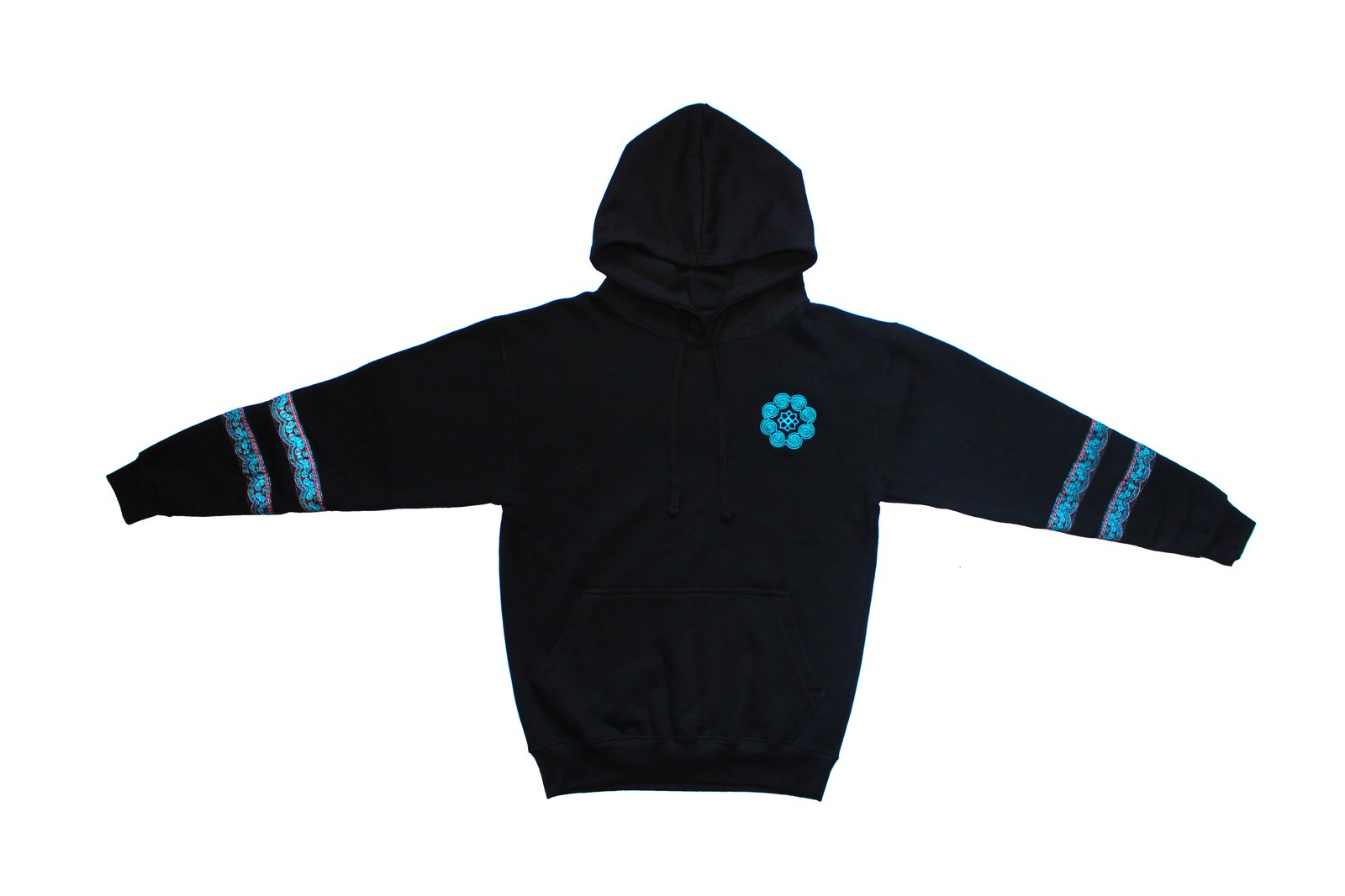 roots blue hoodie