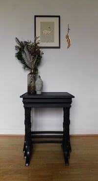 Image 3 of Beautiful black nest of tables