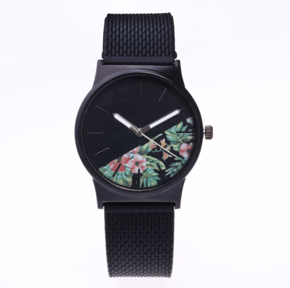 Image of Ladies Casual Flower Watch