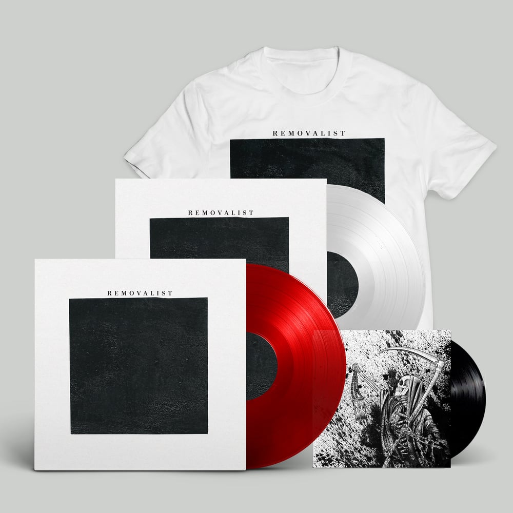 Image of REMOVALIST S/T LP (Red & White w/ Tee and bonus 2015 7" Versus) LTD