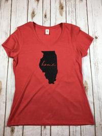 Image 1 of Illinois Home Red/Black