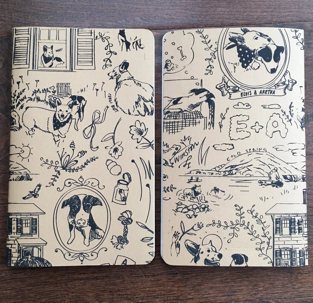 Image of Elvis & Aretha's Pawsome Notebooks (2 per pack)