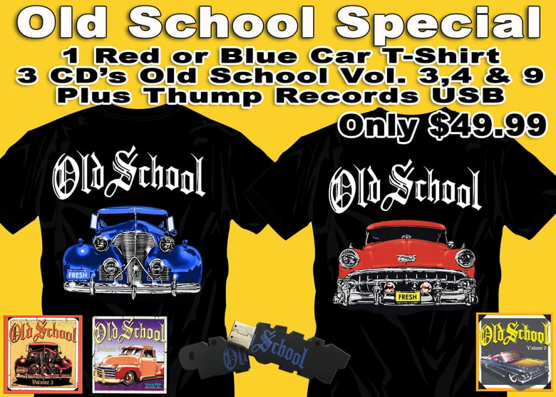 Image of Old School T-Shirts / CD's / Thump Drive