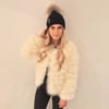 Lulu Turkey Feather Jacket - Vanilla WAS £65