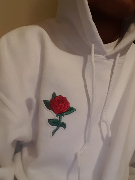 Image of In my feelings rose hoodie