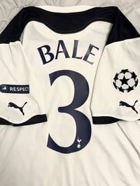Image 1 of Tottenham Hotspur “BALE 3” 2010/11 Home Cup Shirt + UCL patches (XL)