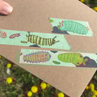 Image 2 of Caterpillar Lunch Washi Tape
