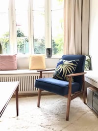 Image 5 of Fauteuils FOX bleu chiné