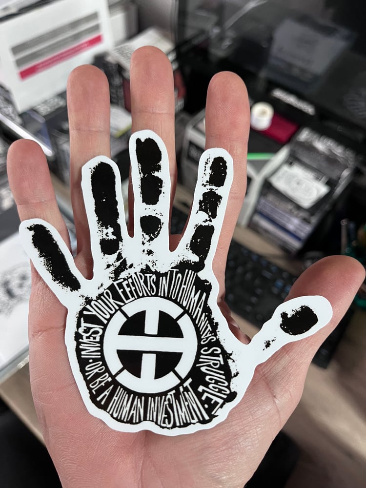 Human Investment 5” Diecut Sticker /35