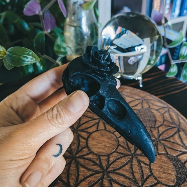 Image of Crow candle