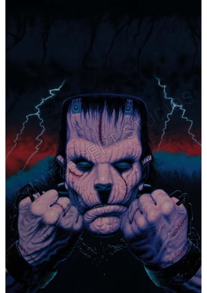 Image of Frankenstein A4 print – CLEARANCE SALE