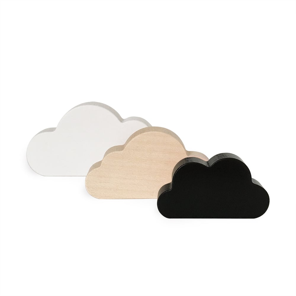 Image of Nuages blanc-noir -50%