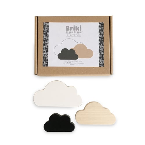 Image of Nuages blanc-noir -50%