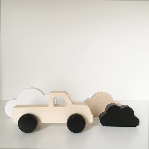 Image of Nuages blanc-noir -50%