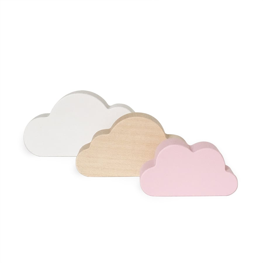 Image of Nuages blanc-rose -50%