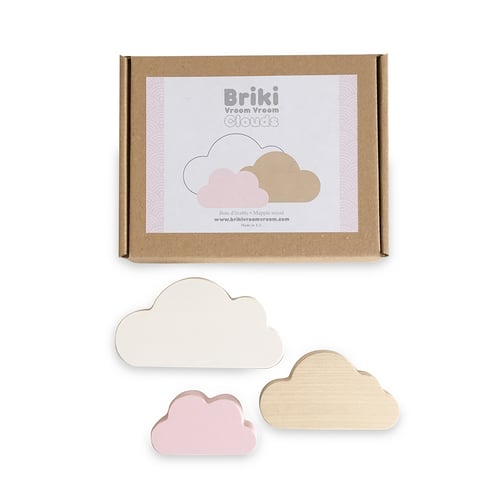 Image of Nuages blanc-rose -50%