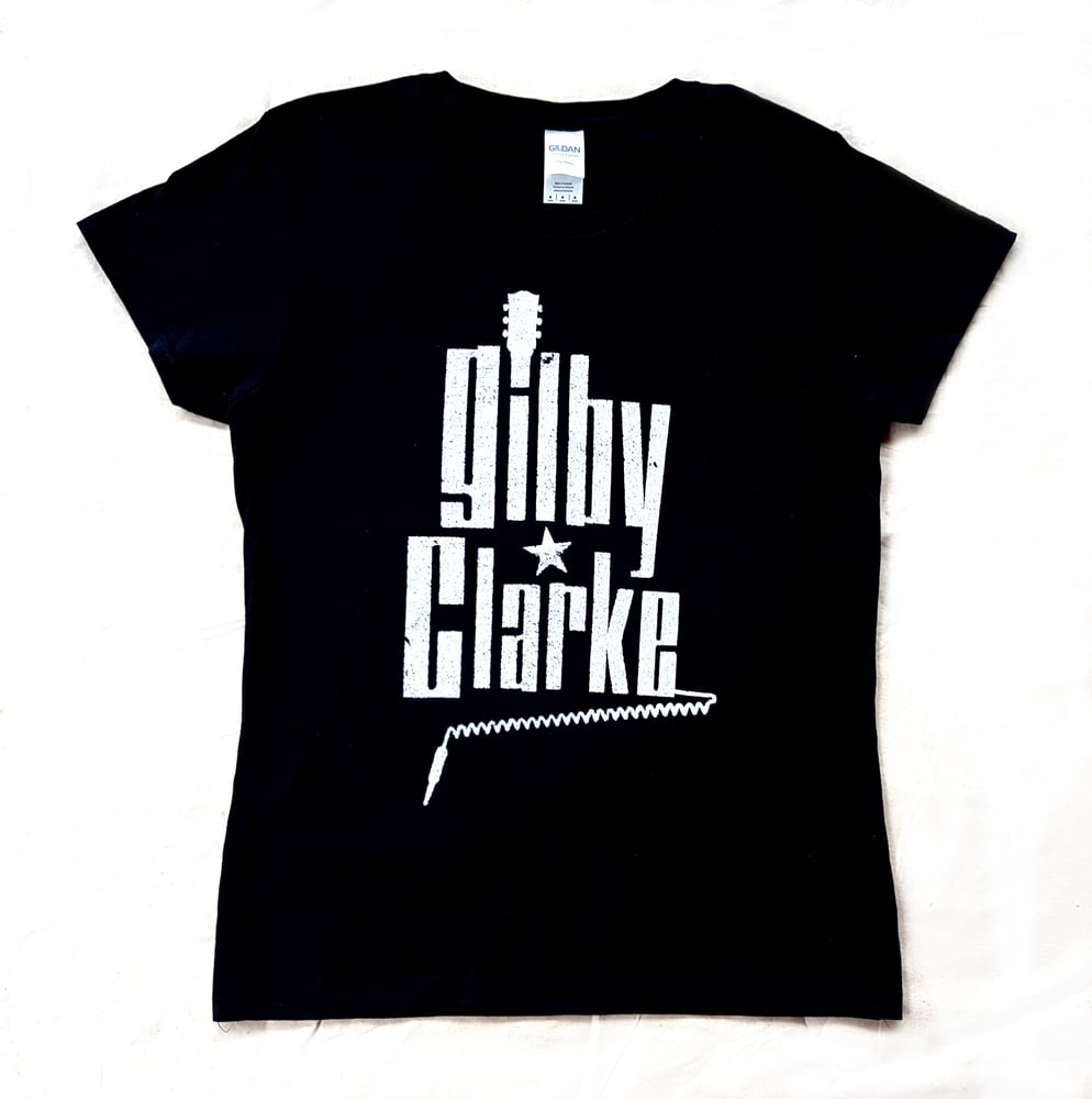 Image of GILBY CLARKE -  Australian Tour Shirt - Ladies Cut - SHIRT Aussie Tour Dates on Back