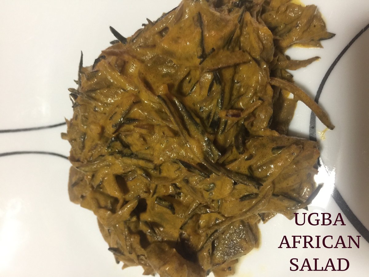 Image of Ugba (African oil bean seed Salad)