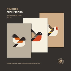 Image of Finches Mini Prints