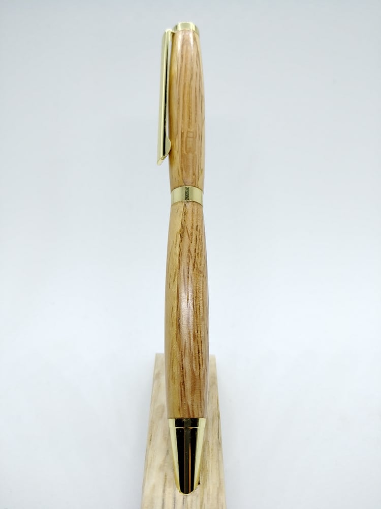 Image of Oak and Mahogany Slimline Pen