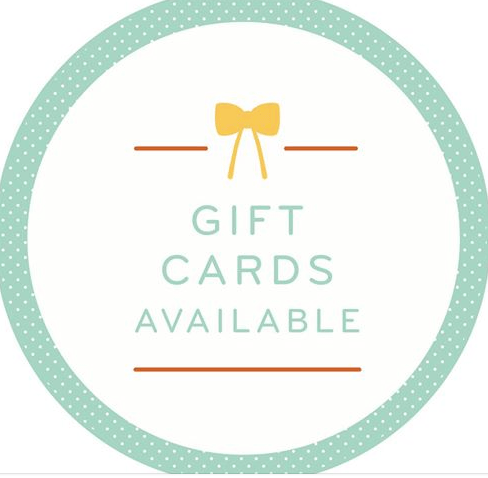 Image of GIFT CARDS (variety of amounts available)