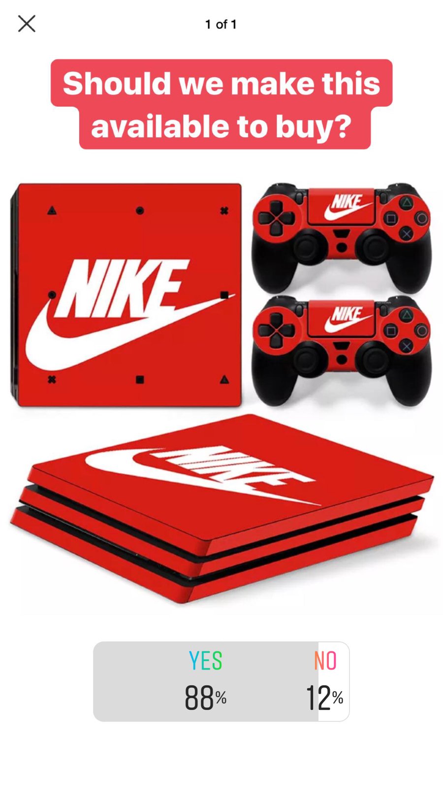 Nike xbox outlet one skin