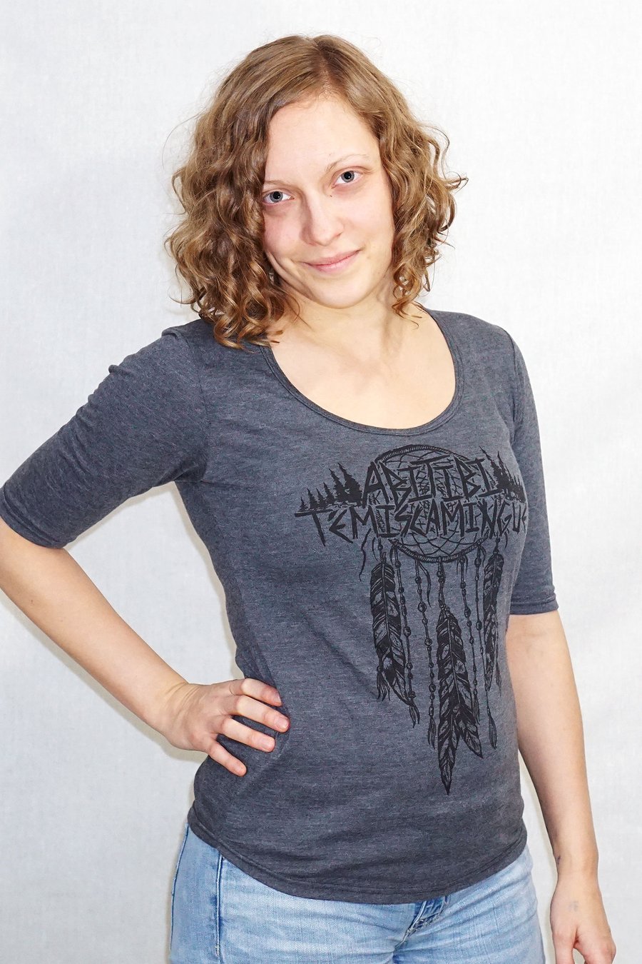 Image of Dream Catcher / Scoop Neck 3-Blend Femme